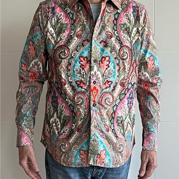 Robert Graham Multicolor Paisley Shirt - Picture 4 of 15